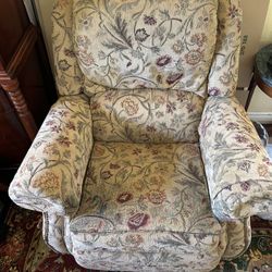 Old armchair recliner