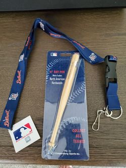 Detroit Tiger vat pen and lanyard, new