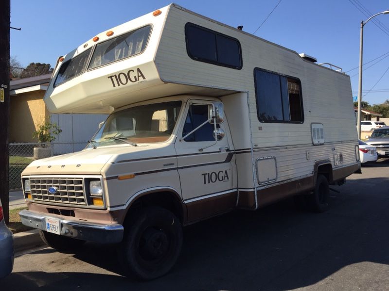 1981 CLASS A 28 FOOT TIOGA BY FLEETWOOD MOTORHOME FOR SALE