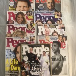9 PEOPLE MAGAZINE BACK ISSUES 