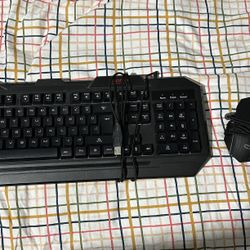 Gaming Keyboard And Mouse 