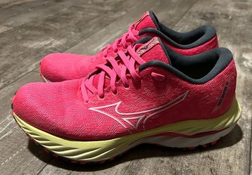 Mizuno Wave Inspire 19 Womens Size 7 Pink Athletic Running Shoes Sneakers