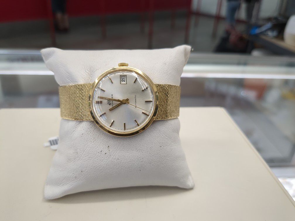 14k Gold Bucherer Watch Layaway Available For 10% Down If You Are Interested Please Ask For Maribel Thank You 