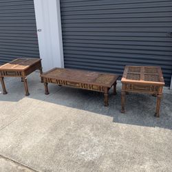 Coffee Table And End Tables