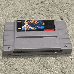 Star Fox (Super Nintendo, 1993) SNES Authentic Tested
