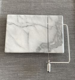 Marble Cheese Board With Slicer From Crate&Barrel