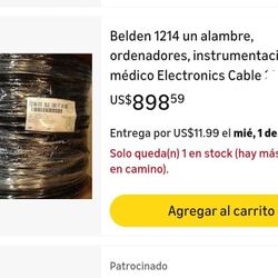 Cable Eléctrico  Rollo De 500 Pies