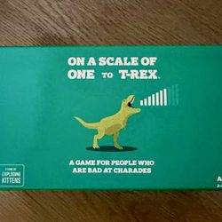 On A Scale of One to T-Rex card game