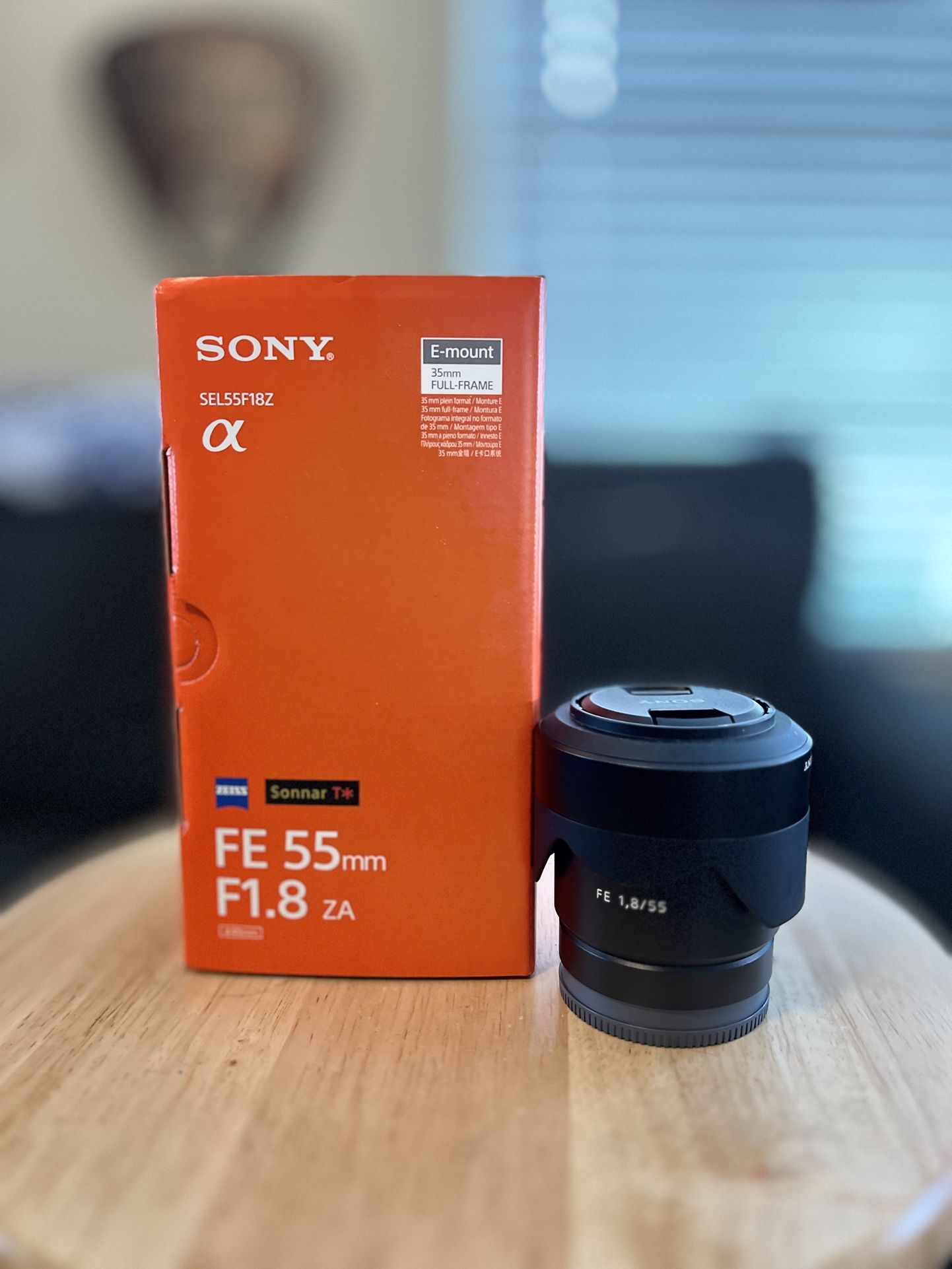 Sony Alpha Zeiss 55mm Emount Camera Lens