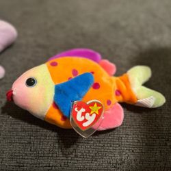 *RARE WITH ERRORS* "Lips" 1999 MINT Ty Vintage Beanie Baby