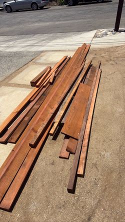 Free redwood lumber