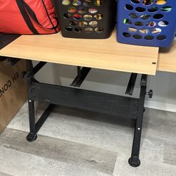 Drawing table with chair