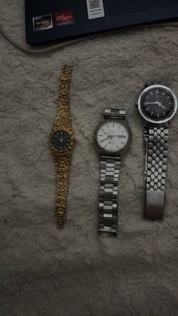 3 Antique watches no batteries
