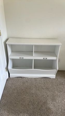 White display case