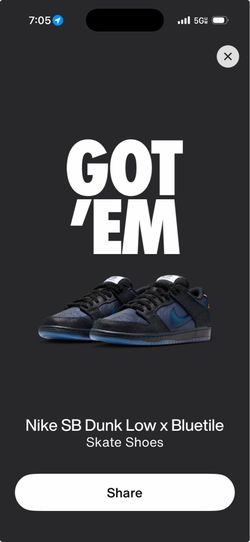 Nike SB Dunk Low x Bluetile Skate Shoes Size 9.5***NO TRADES ***