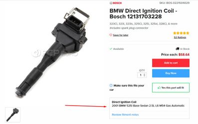 Bosch ignition coils