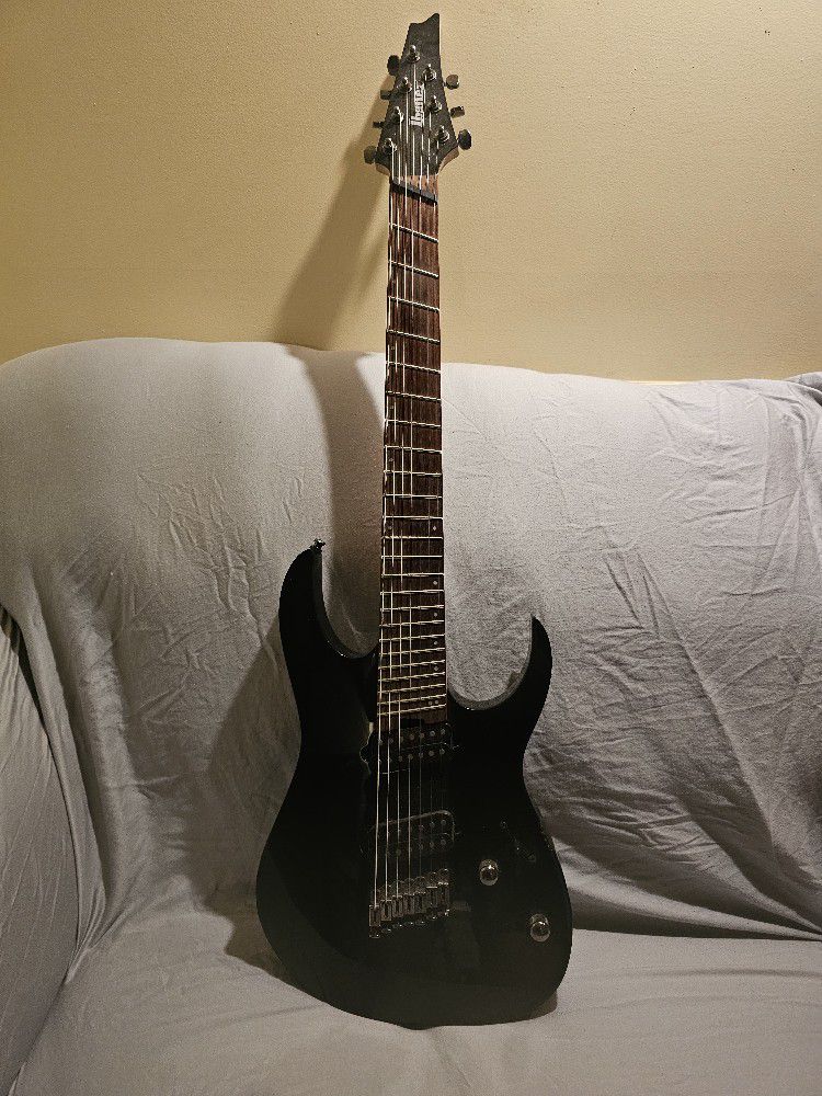 Ibanez 7 String Electric Guitar Fanned Fret