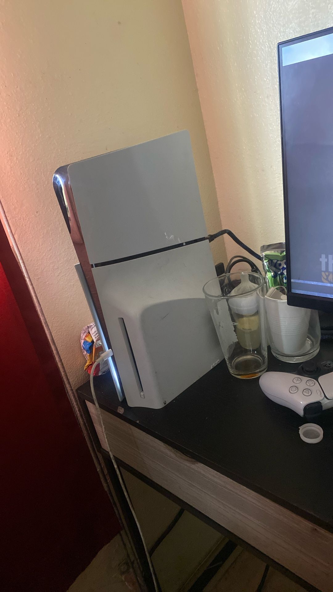 Ps5 With Headset Plus Monitor