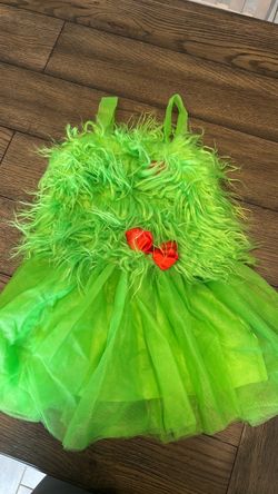 Green Grinch Tutu Costume Dress