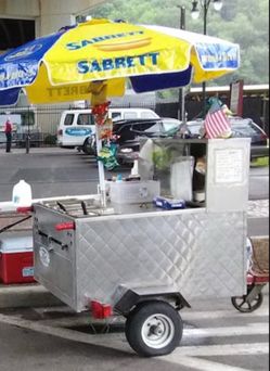 Your mobile hotdog/ hot food stand on wheels!!