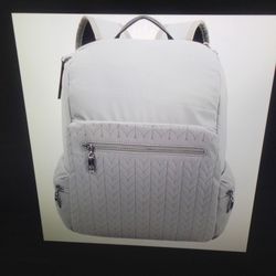 New Sherpani Bryce backpack soft silk with RFID protection anti-theft in willow