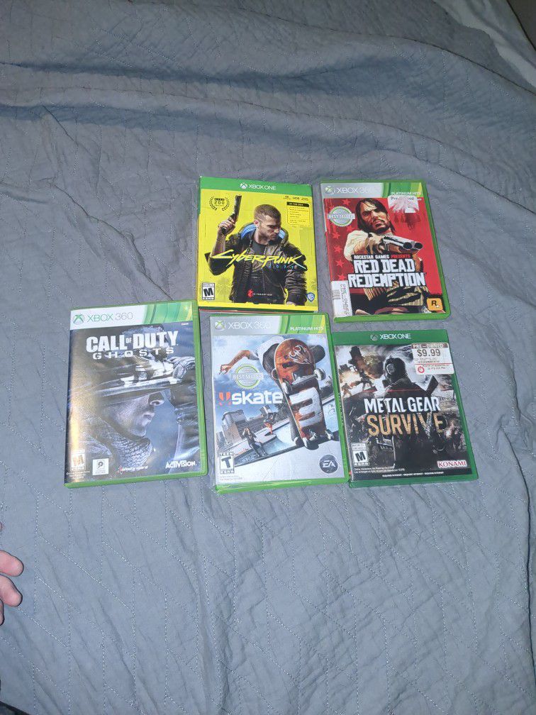 Xbox One And Xbox 360 Games