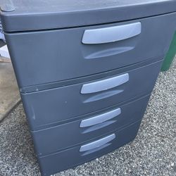4 Drawer Storage - Plastic 
