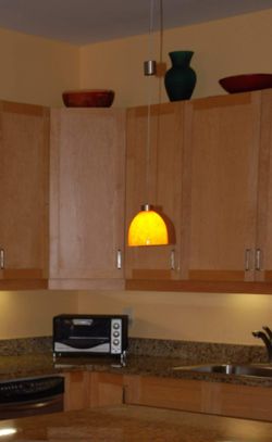 Decorative Ceiling Glass Light Fixture Orange