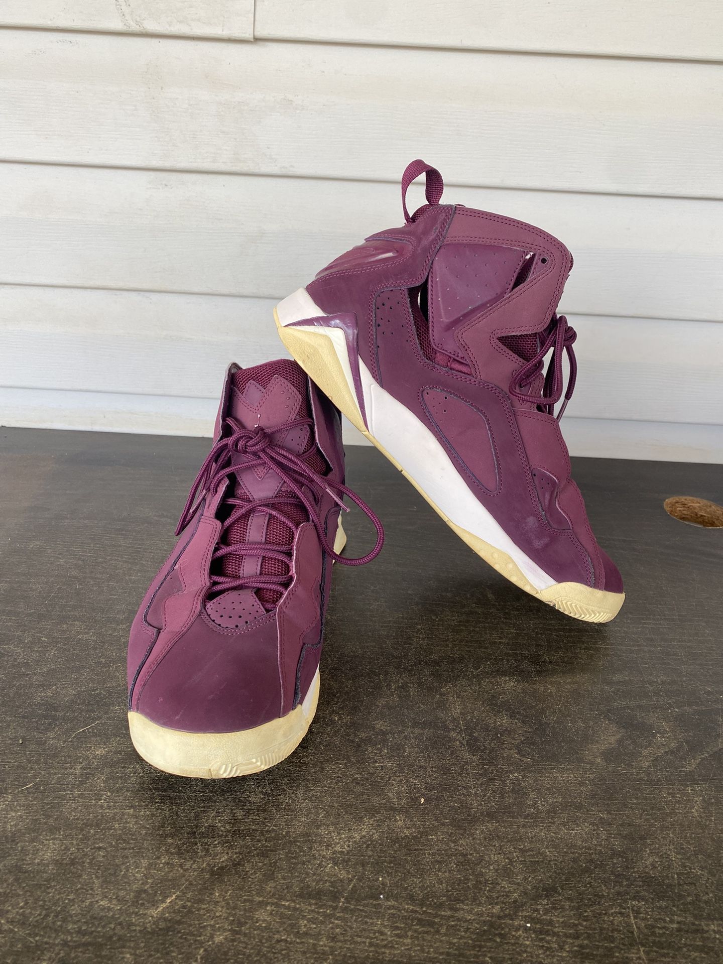 Nike Air Jordan True Flight Bordeaux 342964 625 Men SZ 13 Burgandy Maroon