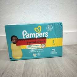 Size 1 pampers - Unopened, Sealed Box 