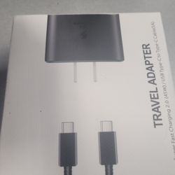 Samsung Super Fast Charger 45W Wall Power Brick And 6 Ft Type C To C Cable New In Box