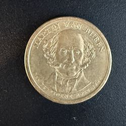 2008 D Martin Van Burn Presidential Dollar 8 th President 1(contact info removed) Coin