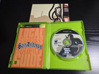 Grand Theft Auto: San Andreas Microsoft Xbox Complete in Box with Map