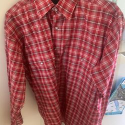 Wrangler Cowboy Buttons Mens Large