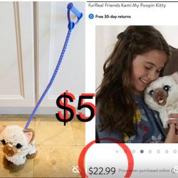 $5 FurReal Friends Kami the Poopin Kitty, Meows! batteries included. Toy Cat