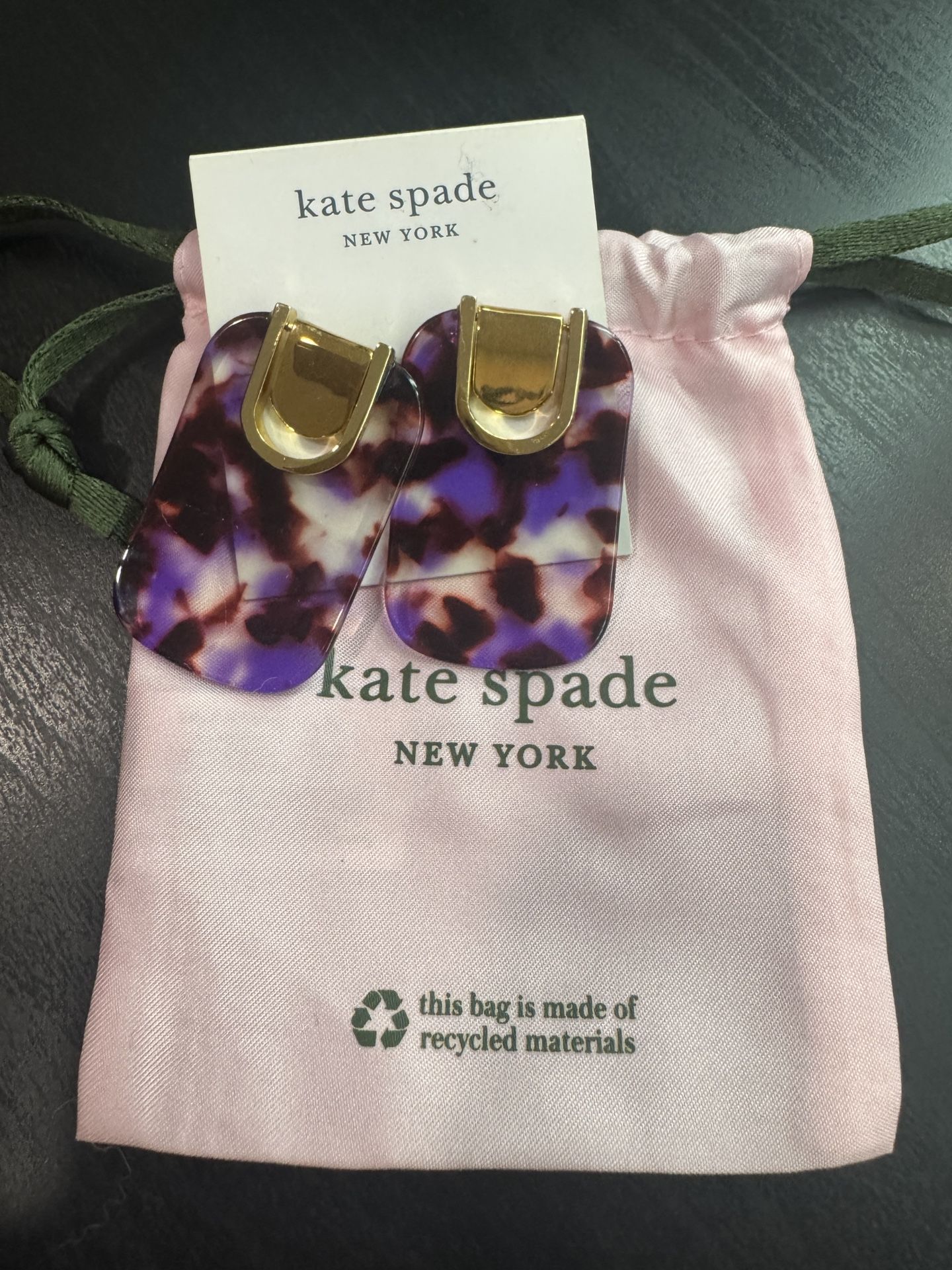 Kate Spade Purple Earrings