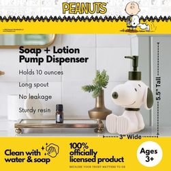 Snoopy Soap Pump Dispenser