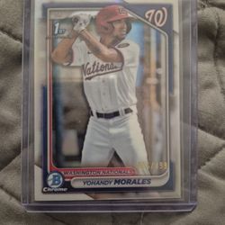 First Bowman Chrome Yohandy Morales Refractor 486/499