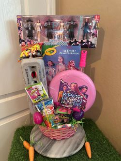 K-pop Demon hunters 🐰Easter basket