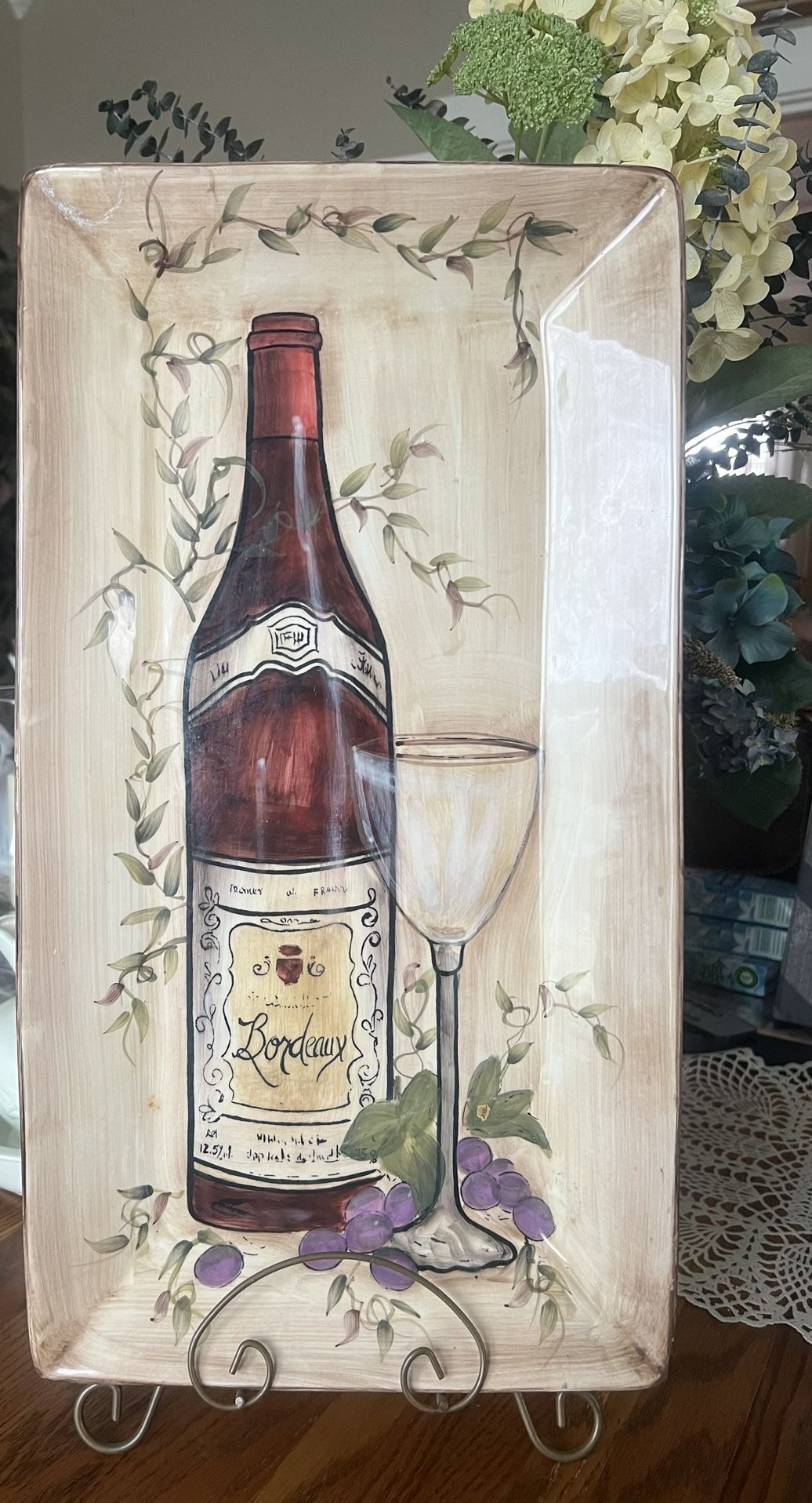 Certified international Bordeaux Ceramic Platter