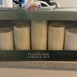 Flameless Candle Set New 
