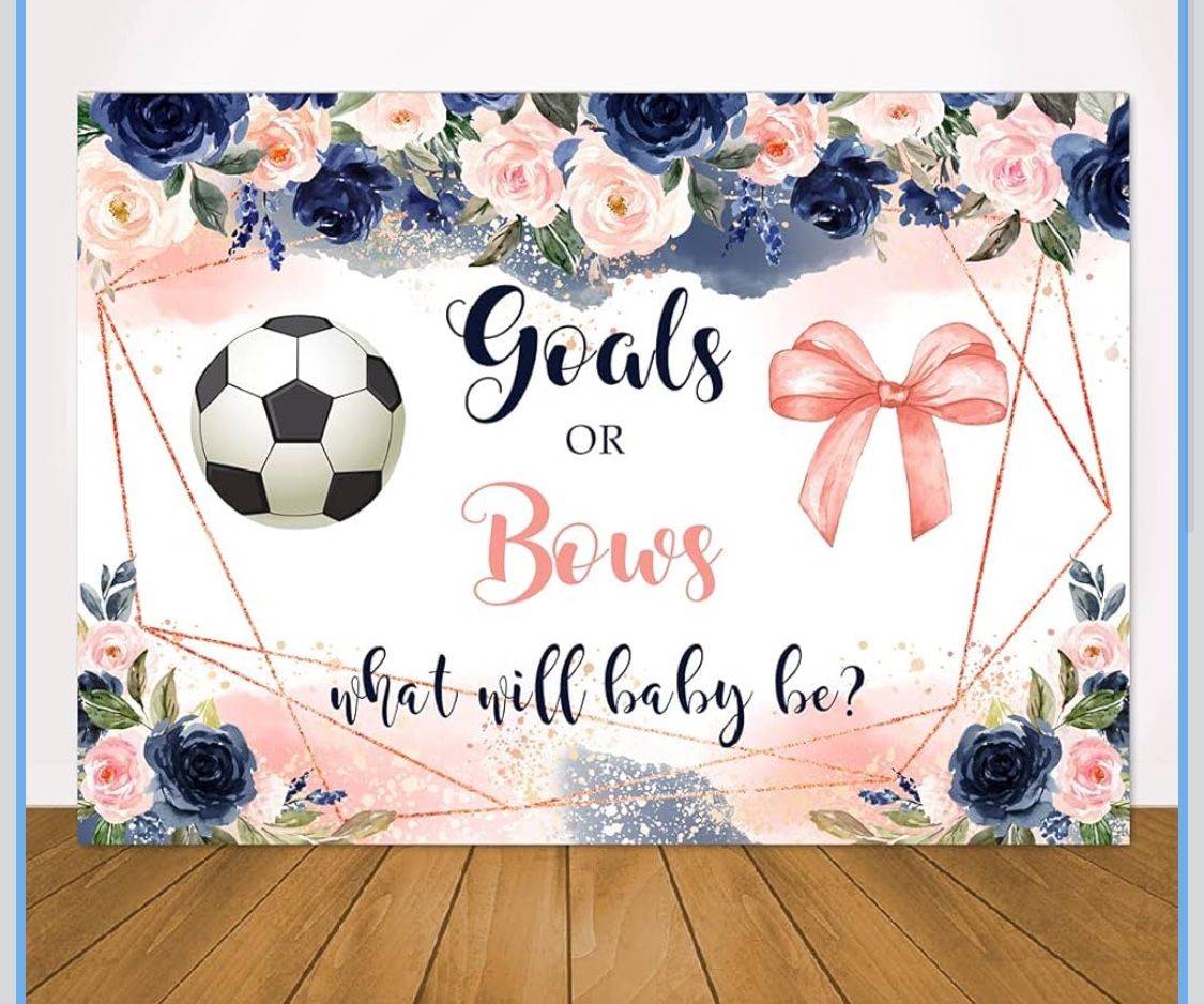 Gender Reveal Backdrop