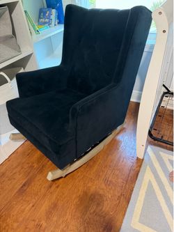 Pottery barn microfiber rocker