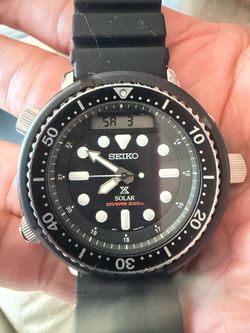 SEIKO ARNIE ProspeX SNJ025P1 Solar Hybrid Watch Diver Street ARNIE