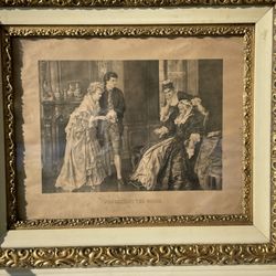 Antique “Presentation Of The Bride”