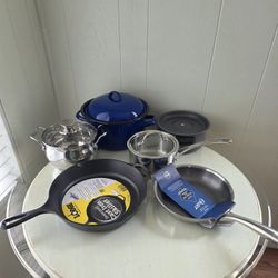 6 PC Pot And Pan Set For Camping