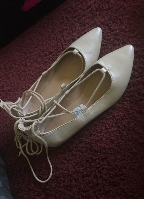 Flats worn once size 8 $7