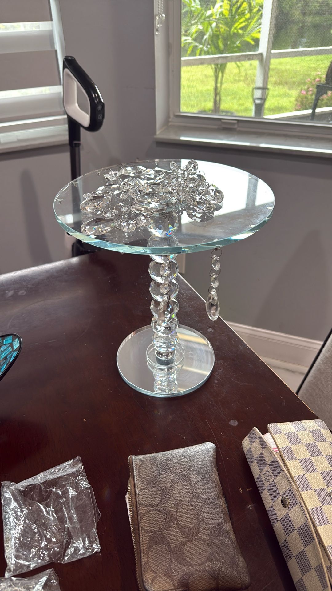 Glass Cup Cake Or Cake Stand