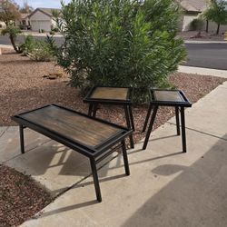 Coffee and Two End Tables