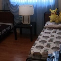 Twin Bed 2 Of Them With Memory Foam Matteess